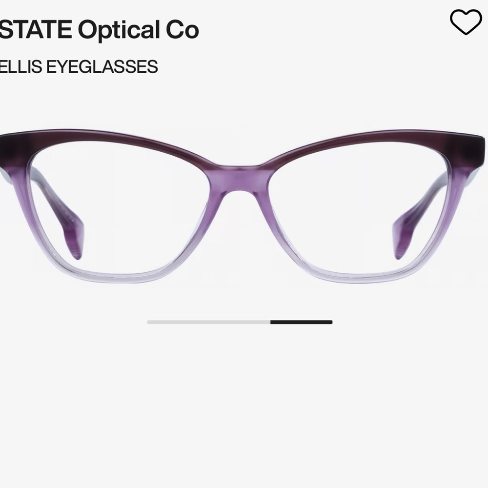 State Optical Ellis Fig Glasses NWOT
